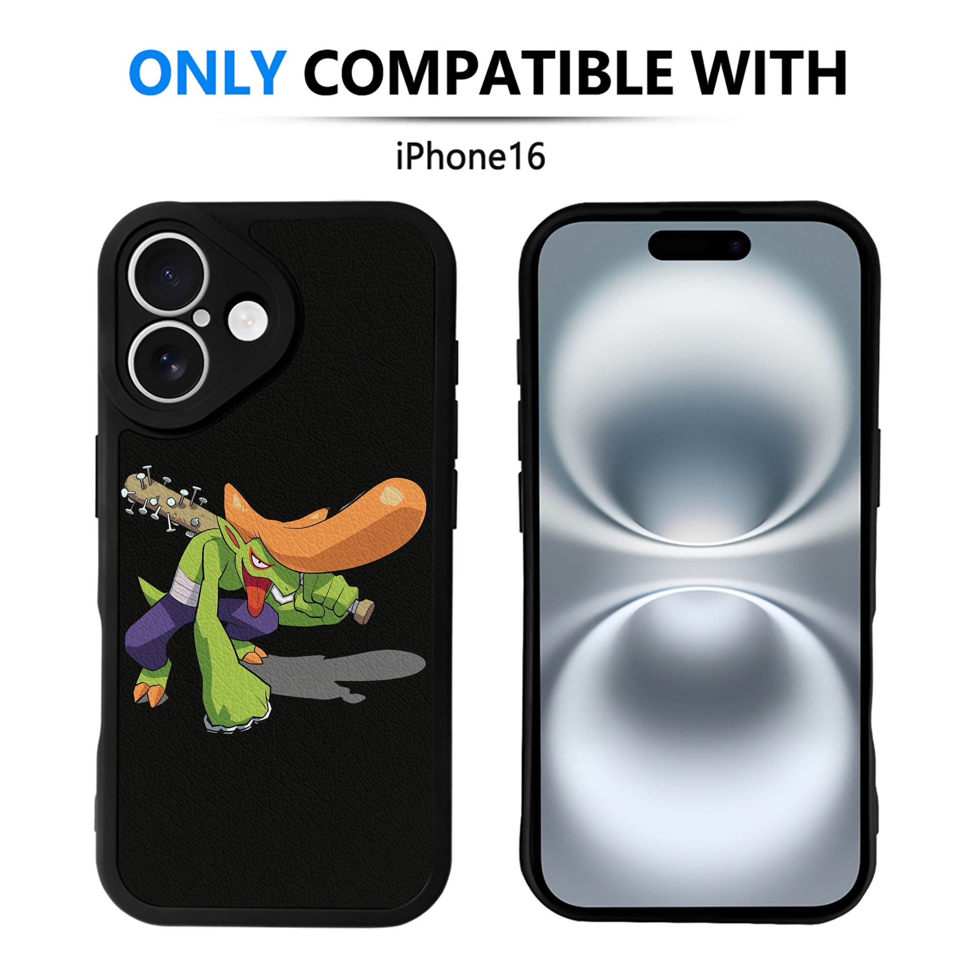（画像用） 妖怪ウォッチ Yo-kai Watch 【iPhone 16シリーズ対応】シリコンスマホケース（レザー調） 材質：シリコン